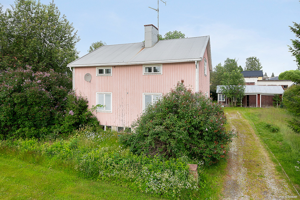 Exteriörbild av Skolgatan 6, Åsele