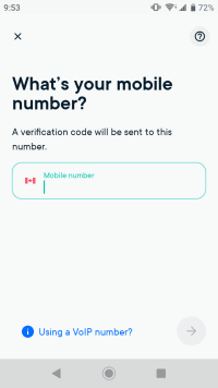 Mobile number validation