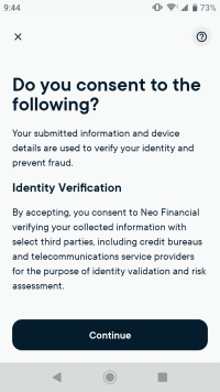 Consent for identity verification