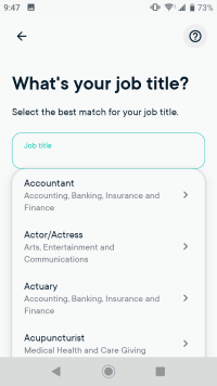 Enter your job title