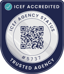 ICEF Accredited Agency rozeti #5737