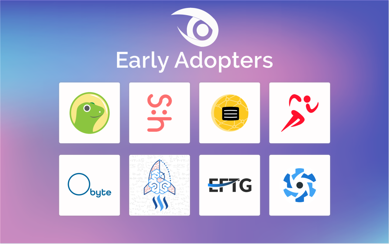Our early adopters are shaping the future of Open Source and Blockchain