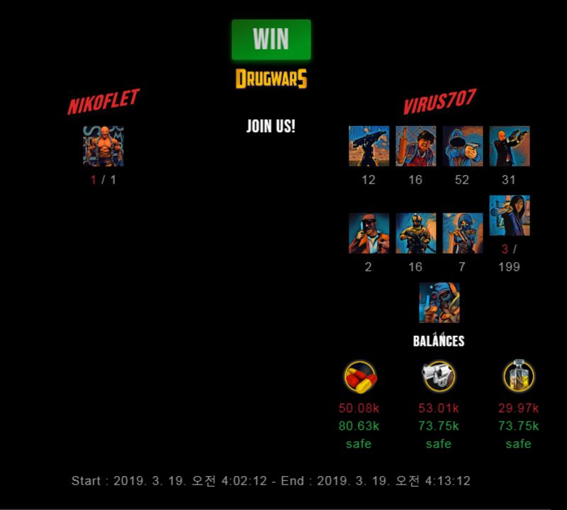 Check my latest fight ! nikoflet vs virus707