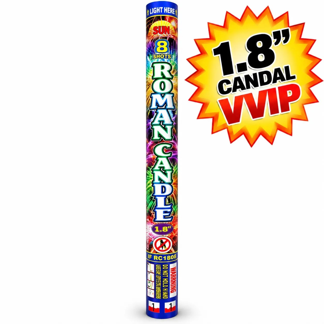 1.8 8 Shot Candle
