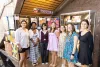 Student artists gathered to celebrate their work on display at County Center.