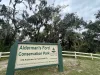 A sign welcomes visitors to Alderman's Ford Conservation Park
