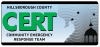 Hillsborough County CERT (Community Emergency Response Team) logo