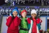 Children dressed for the holiday season