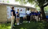 Chris and Mariah Godwin participate in a ribbon cutting in honor of their donation to the Hillsborough County Pet Resources Foundation