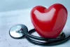 Heart with stethoscope