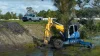 The walking excavator is a highly efficient multitool designed to operate on extreme slopes and conditions