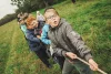 Children playing tug-o-war