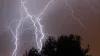 Severe lightning storm