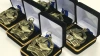 Yea! Achievement medals in black velvet lined boxes