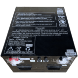 Golf carts battery with tape over the terminals