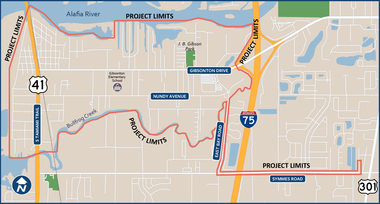 Gibsonton S2S Map