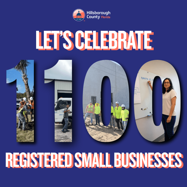 Let's celebrate 1100 registered small businesses