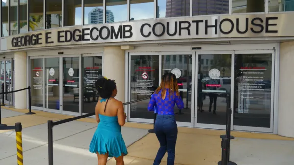 George E. Edgecomb Courthouse entrance