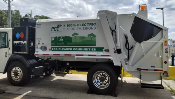 Electronic Garbage Truck