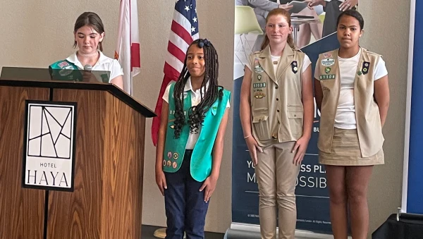 Local Girl Scout leaders speak