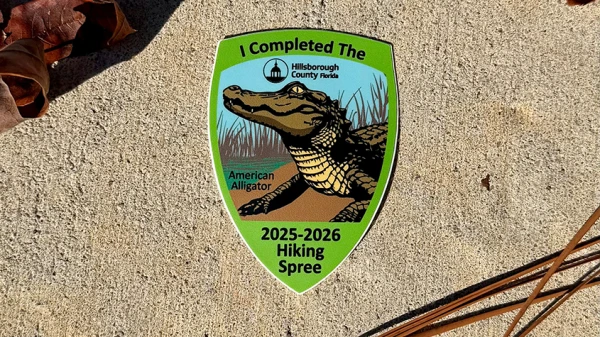 2025-2026 sticker featuring the American Alligator