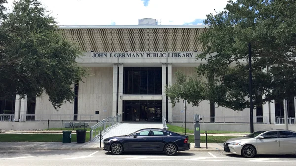 John F. Germany Outside front entrance photo