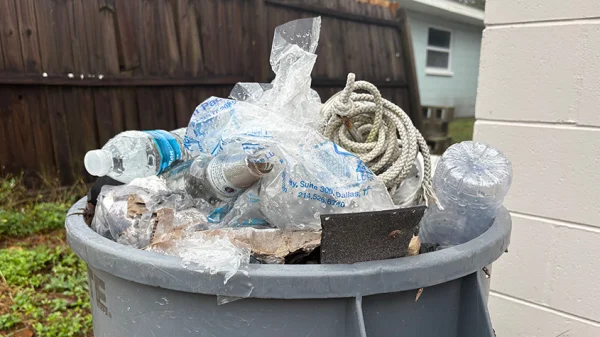 Residents are encouraged to empty trash and recycling bins that can collect water after rainfall