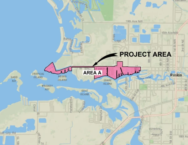 Figure 2a. Ruskin Area A Map