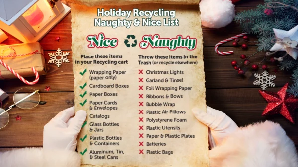 Holiday Recycling Naughty & Nice List