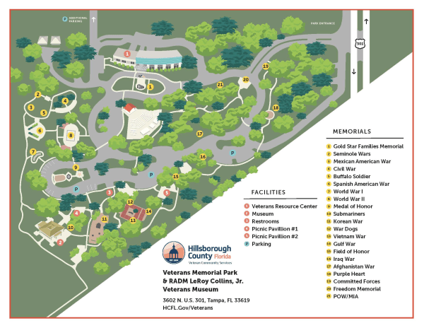 Veterans Memorial Park & Museum map
