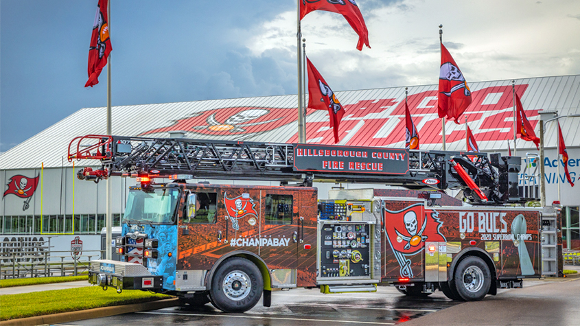 Fire Rescue One Hillsborough County Fire Rescue Trucks Pierce August 2019 | Truck Of