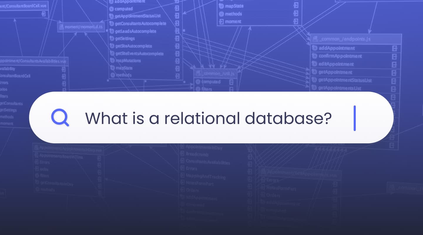 What is a relational database?