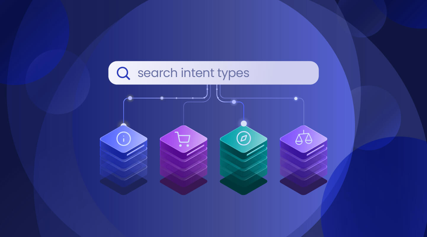 What is meant by “search intent” and what are the different types?