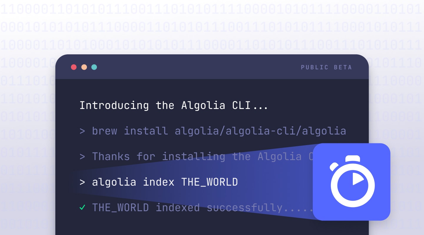 DevTool Intro: The Algolia CLI!