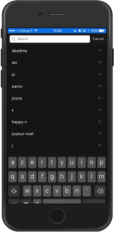 Ability to Search for Users/Groups in the Main Search Bar - Mobile