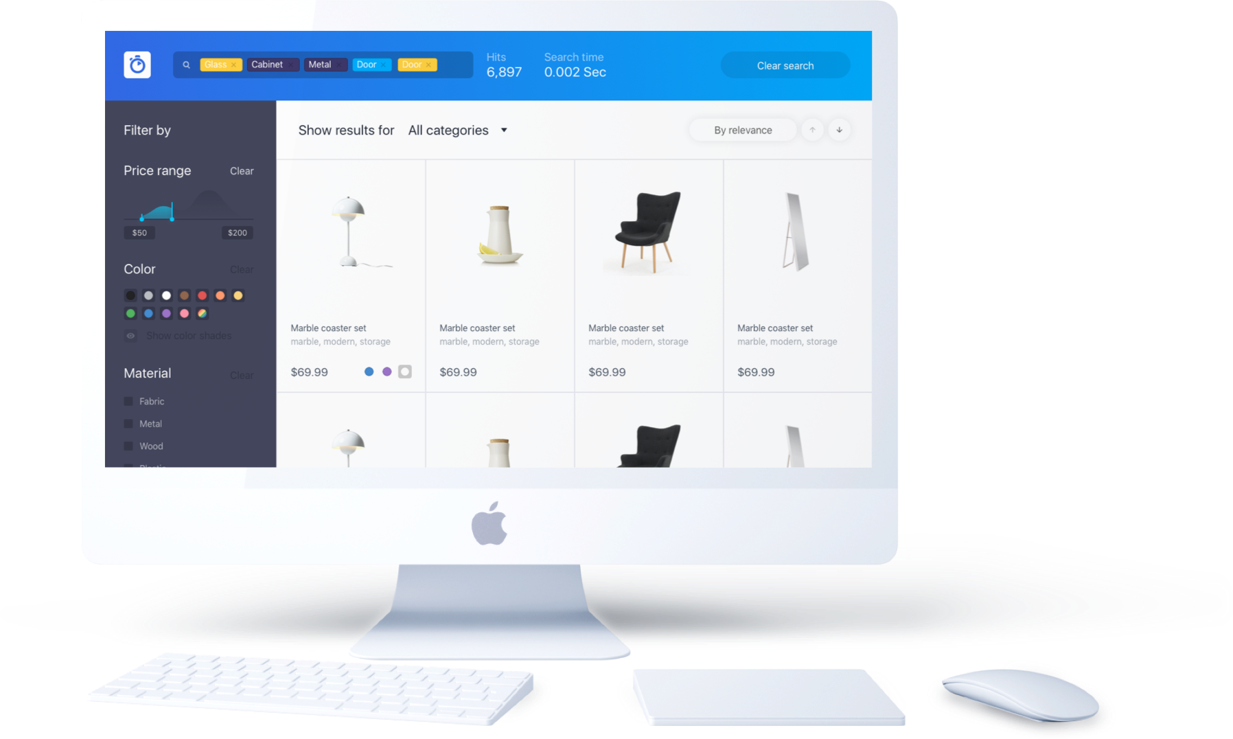 Mockup instantsearch