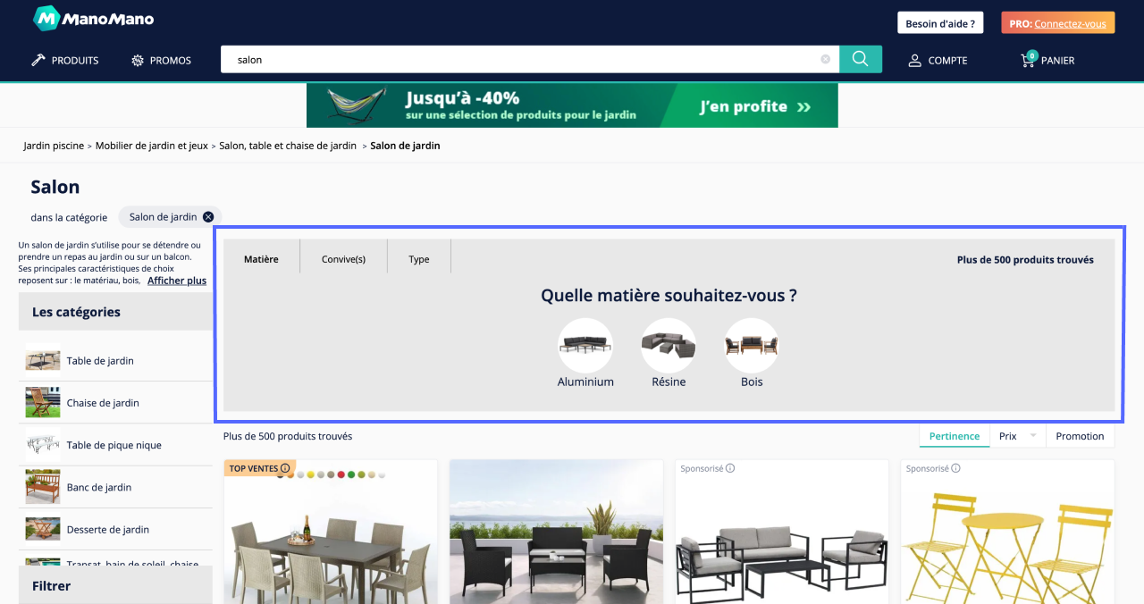 Search Result Page Guided Shopping Questions For Marketplace Algolia