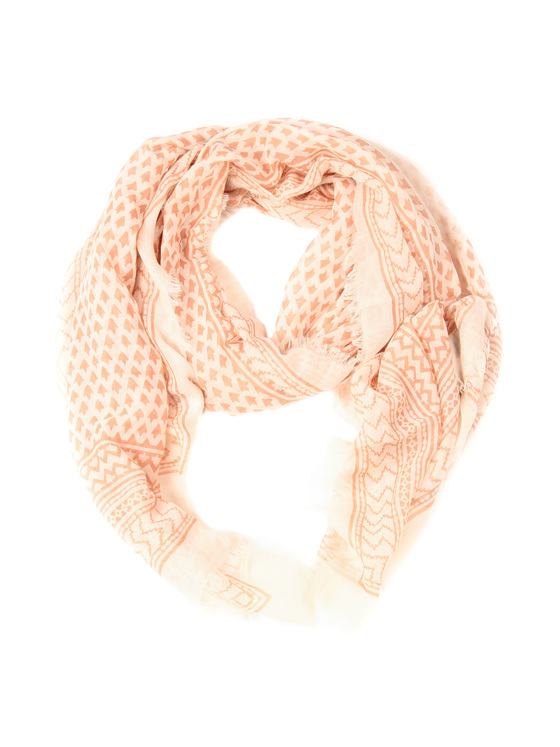 Scarf Maison Scotch dark blue-cream