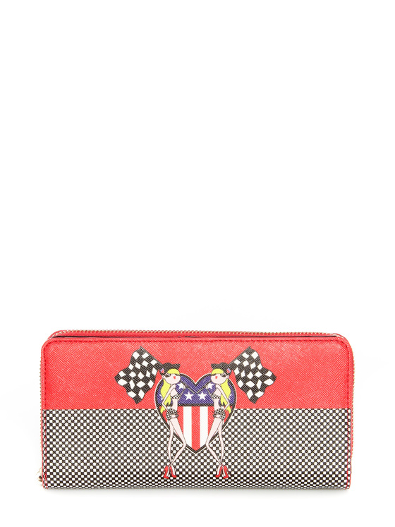 Wallet Moschino Love red