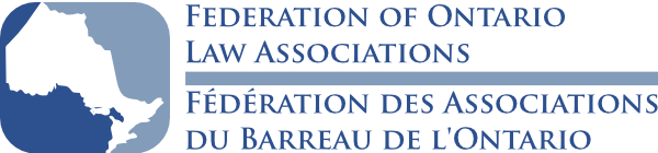 Federation of Ontario Law Associations - Fédération des Associations du Barreau de L'Ontario logo