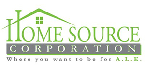 Home Source Corporation, Where you want to be for A.I.E. logo