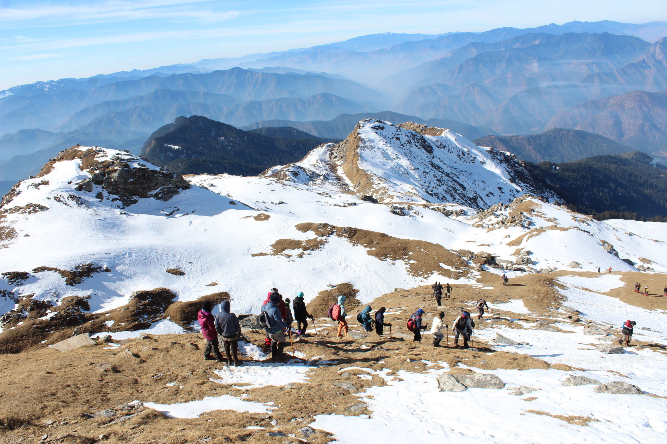 kedarkantha trek temperature