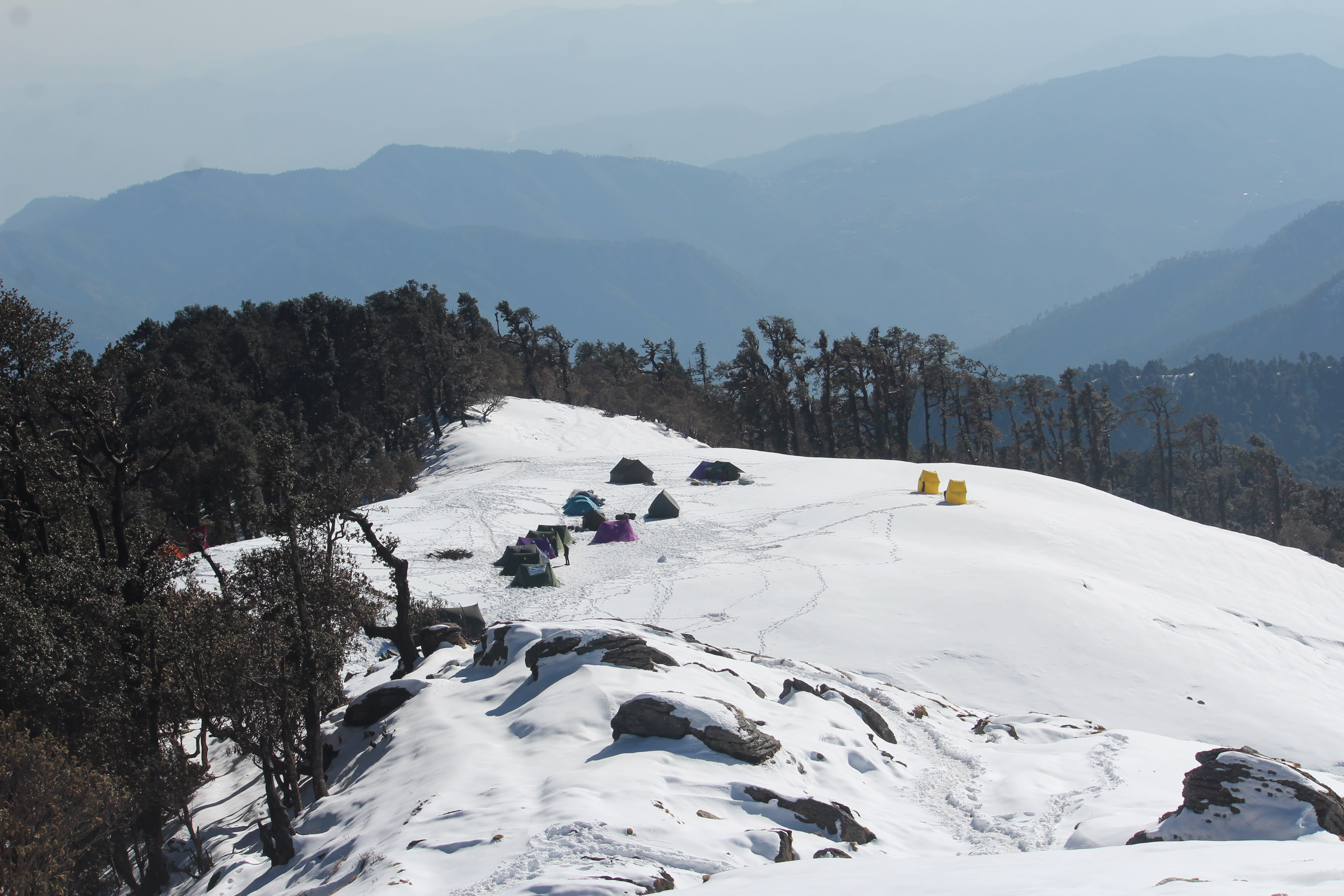 brahmatal trek temperature december