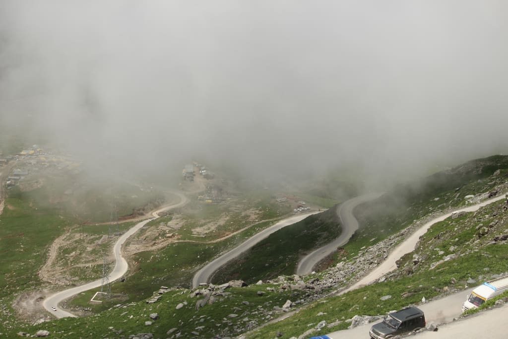 Way To Manali Rohtang Pass chandratal