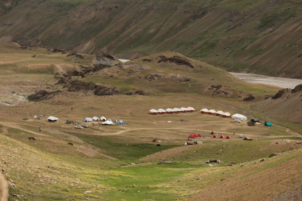 chandratal camping