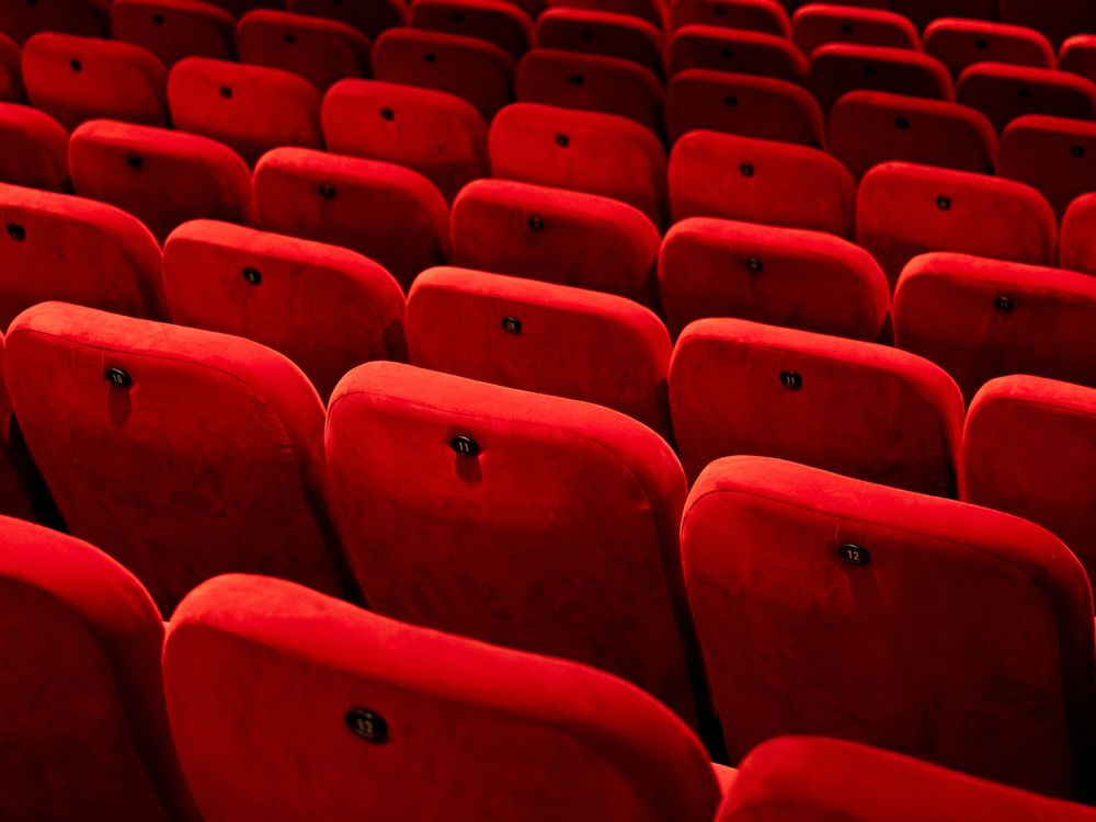 Red cinema seats