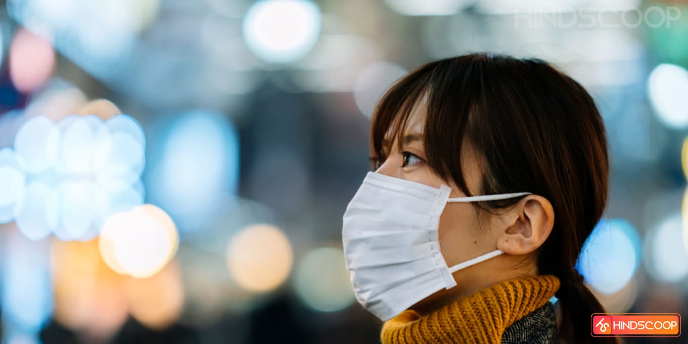 Use mask all the time when outside to stay protected