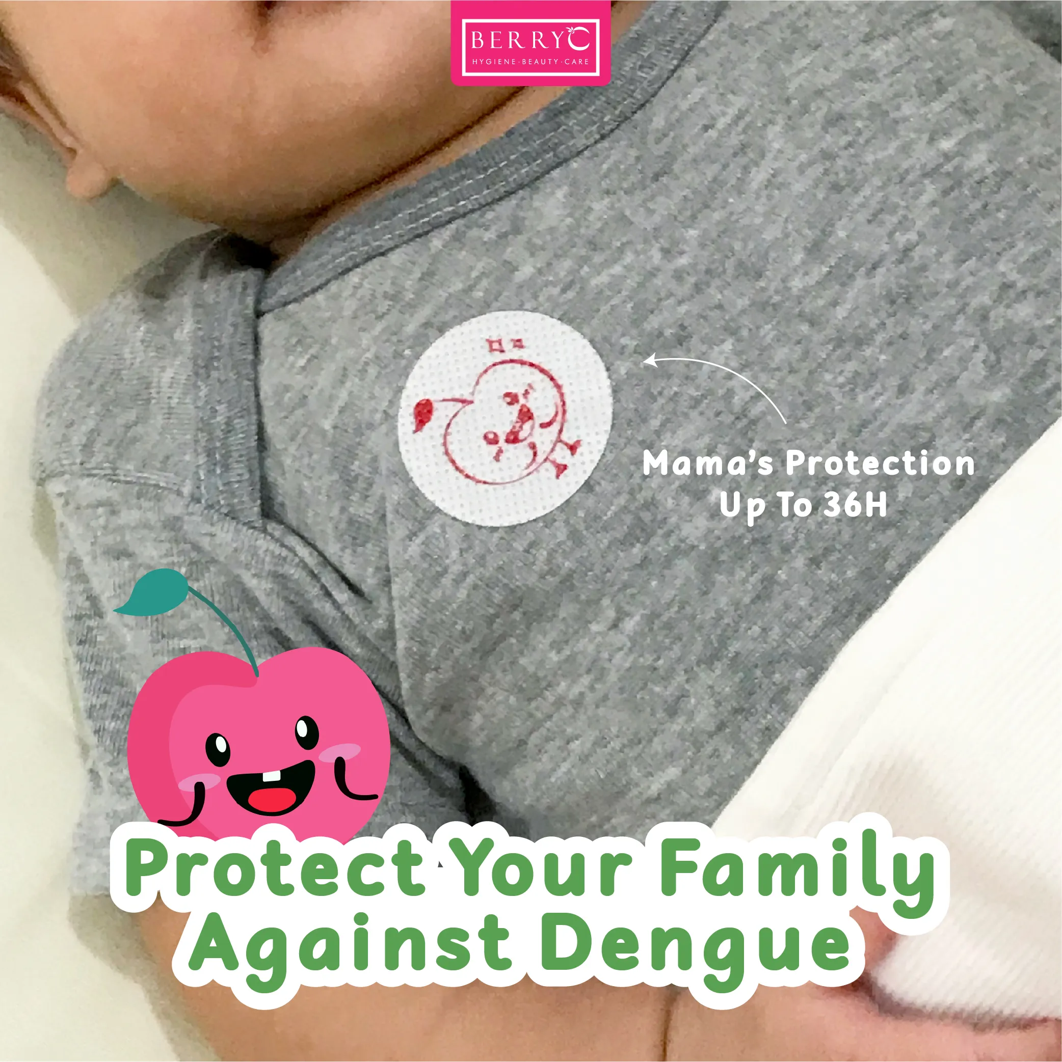 Skin Control Insect Patch Insect Repellent Patch (36 Patches) | Little Hannah