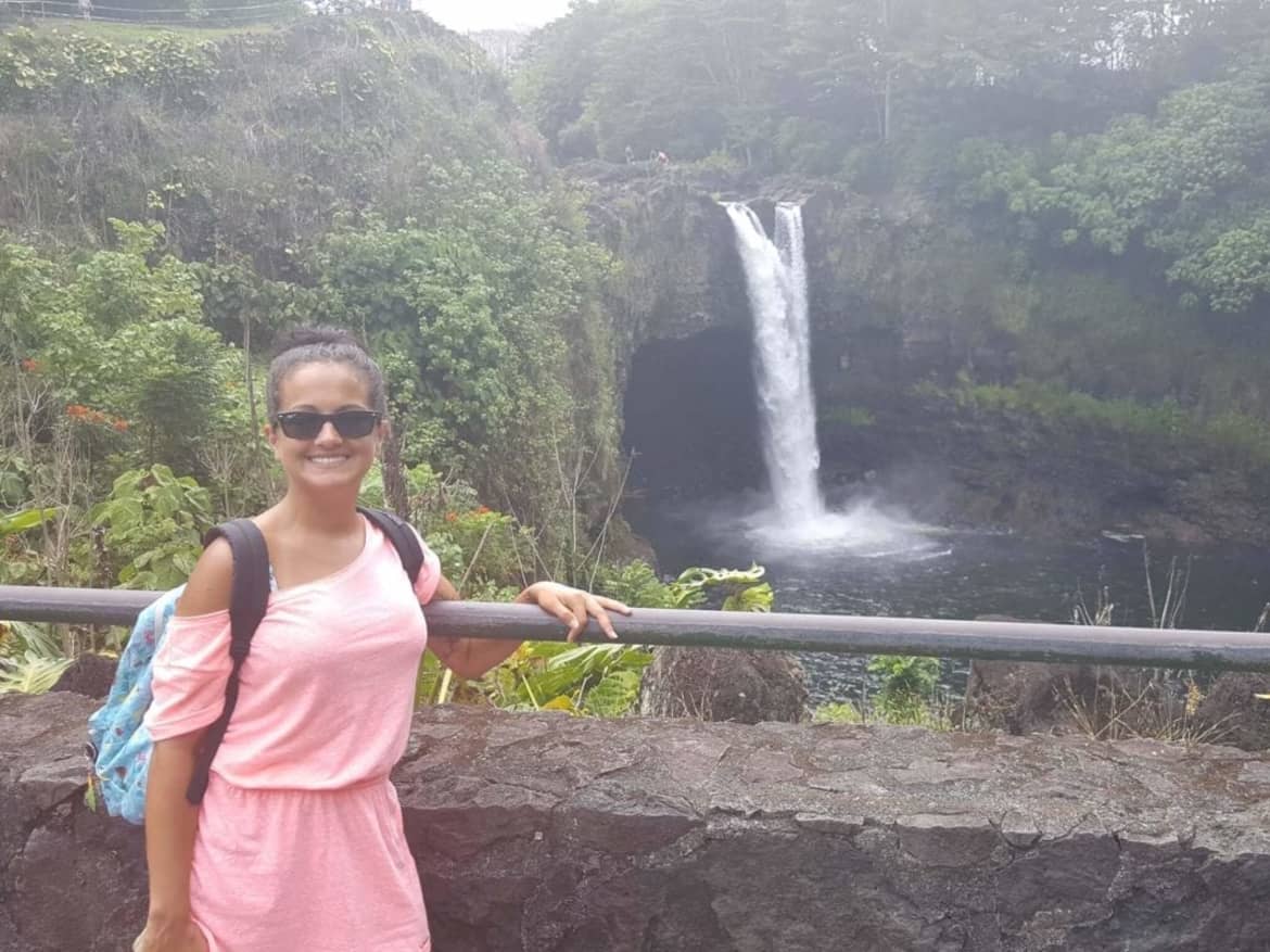 Clients at an addiction treatment program in Hawaii had a wonderful excursion to Akaka and rainbow falls on Saturday. Akaka falls client hir
