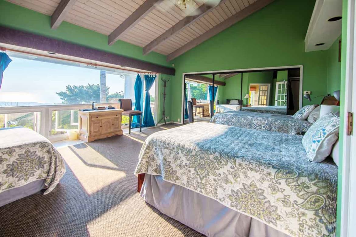 Bedroom at the residence at Hawaii Island Recovery Bedroom at the residence